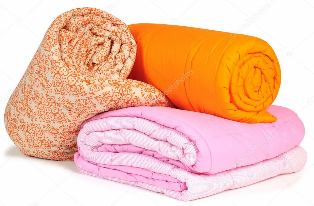 rolled duvets